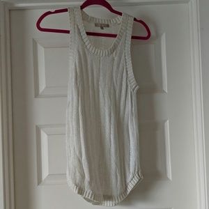 Joan Bass sweater knit racer back tank